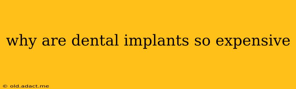 why are dental implants so expensive