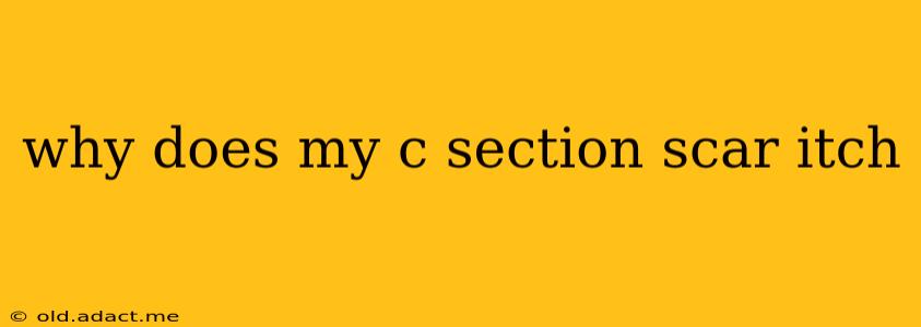 why does my c section scar itch