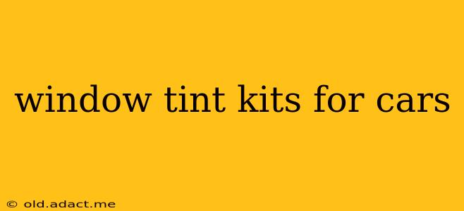 window tint kits for cars