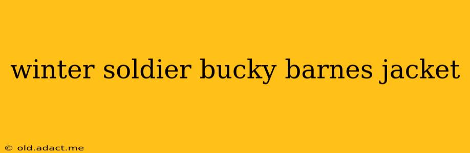 winter soldier bucky barnes jacket